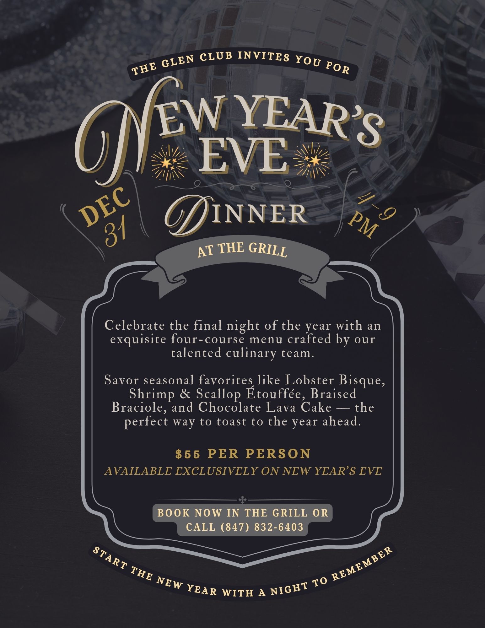 New Years Eve Dinner